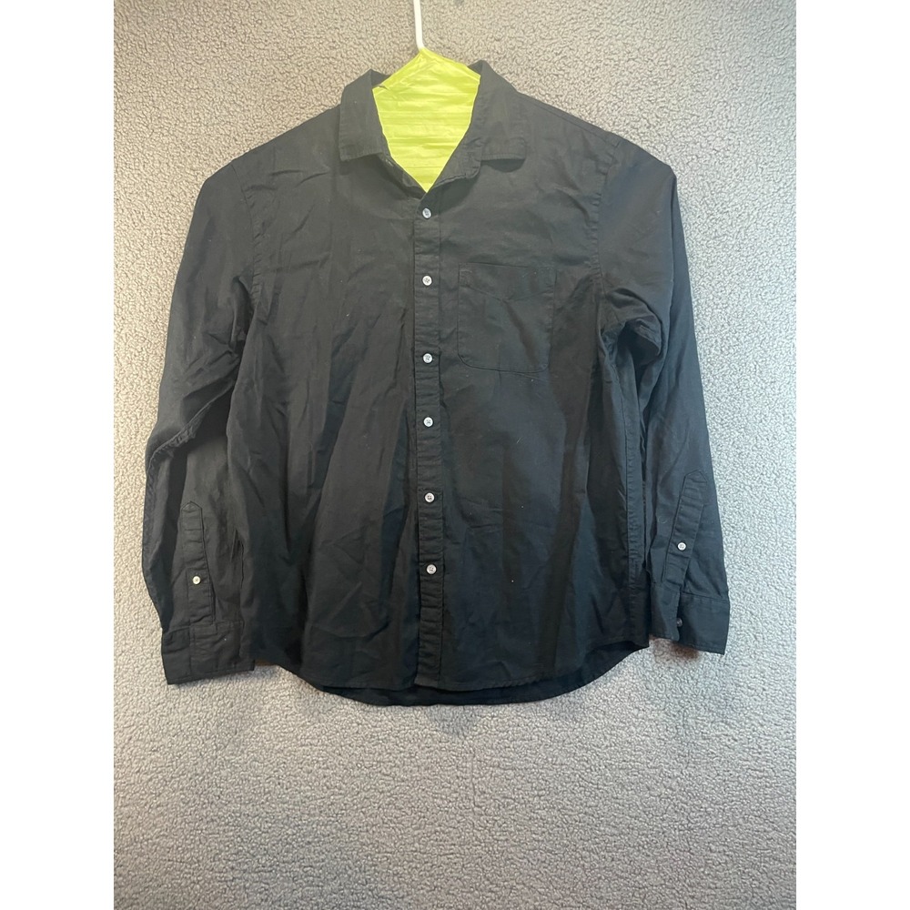 OLD NAVY Black cotton Dress shirt Men's Large